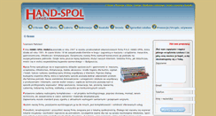 Desktop Screenshot of hand-spol.com.pl